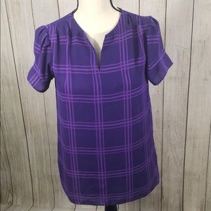 Charming Charlie Hi/Low Sheer Blouse